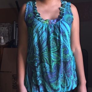 PLUS SIZE 💋 Sleeveless multi color top